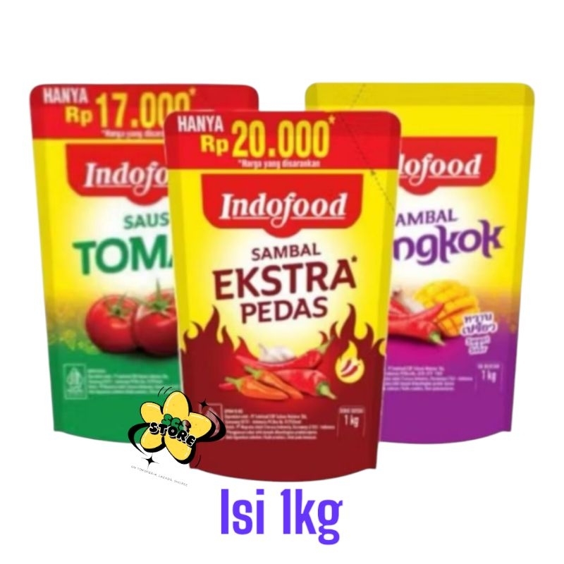 

saus sambal Indofood 1kg