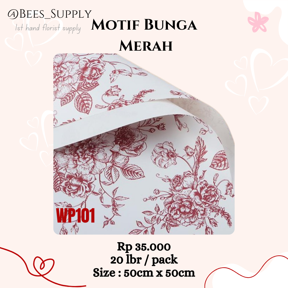 

Wrapping Paper motif Bunga