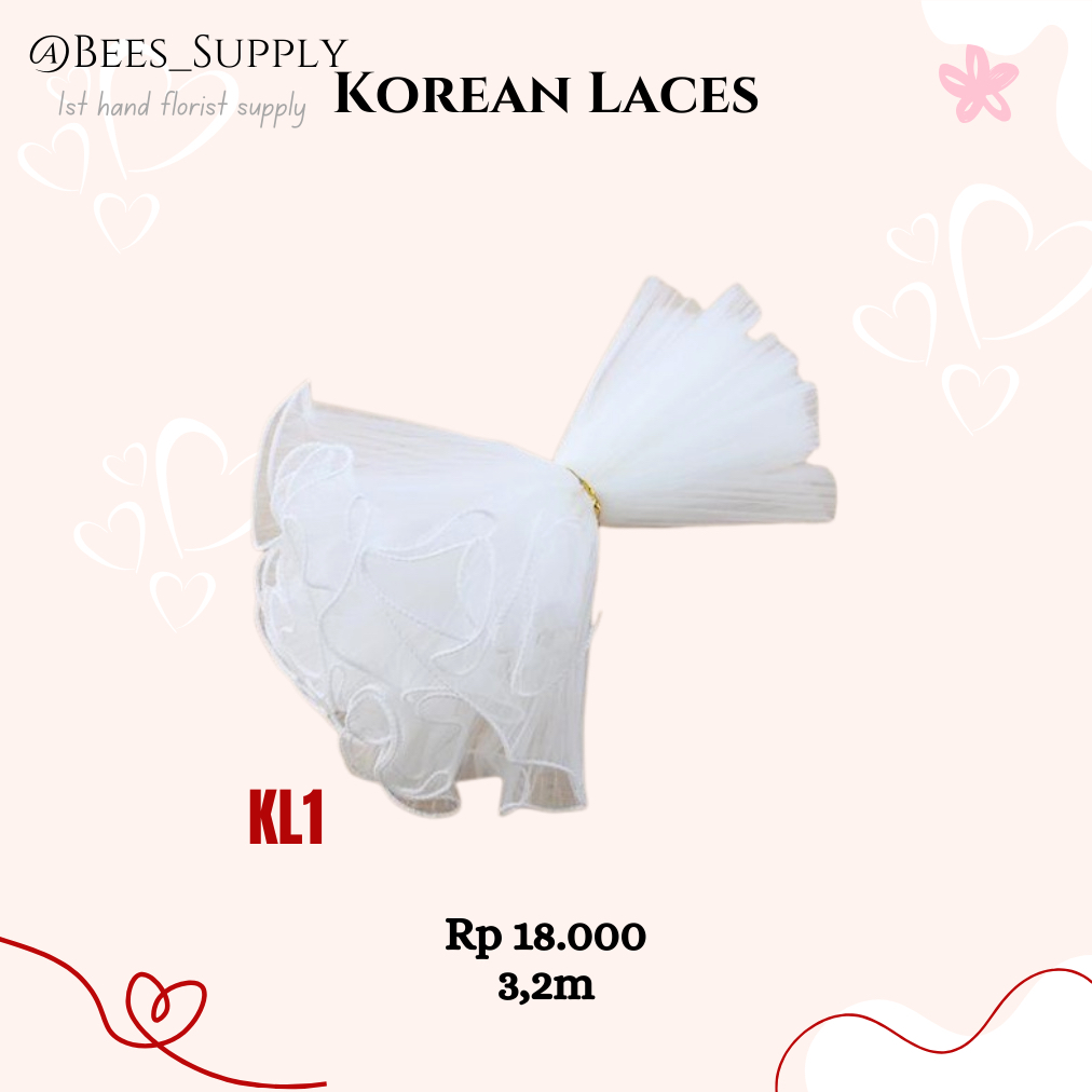 

Korean Laces Floral Acessories