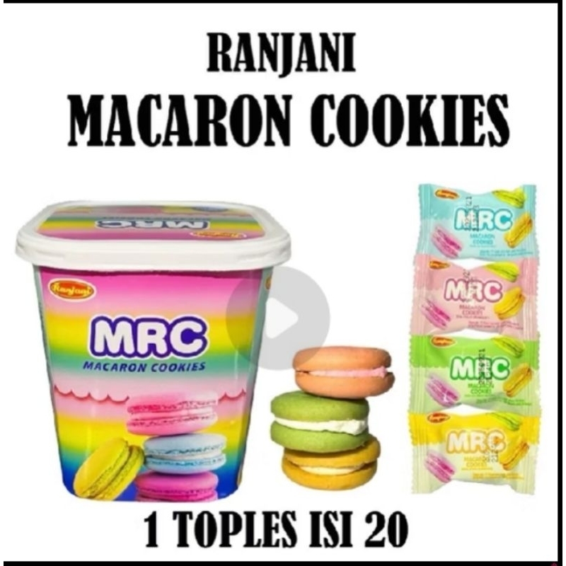 

RANJANI MACARON COOKIES ( 1 toples isi 20pcs )
