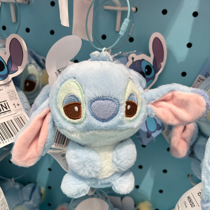 Miniso x Disney Stitch Keychain Plush/ Gantungan Boneka Stitch