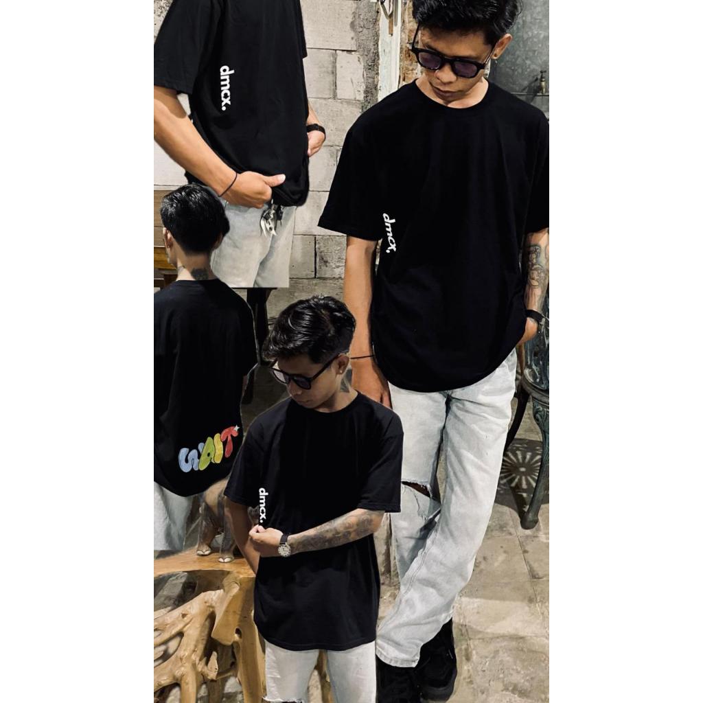 

DMCX Thsirt wait black Tees Katun