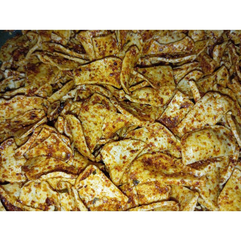 

Basreng Chipong 500gr Iris Tipis Daun Jeruk Pedas Gurih Mantap