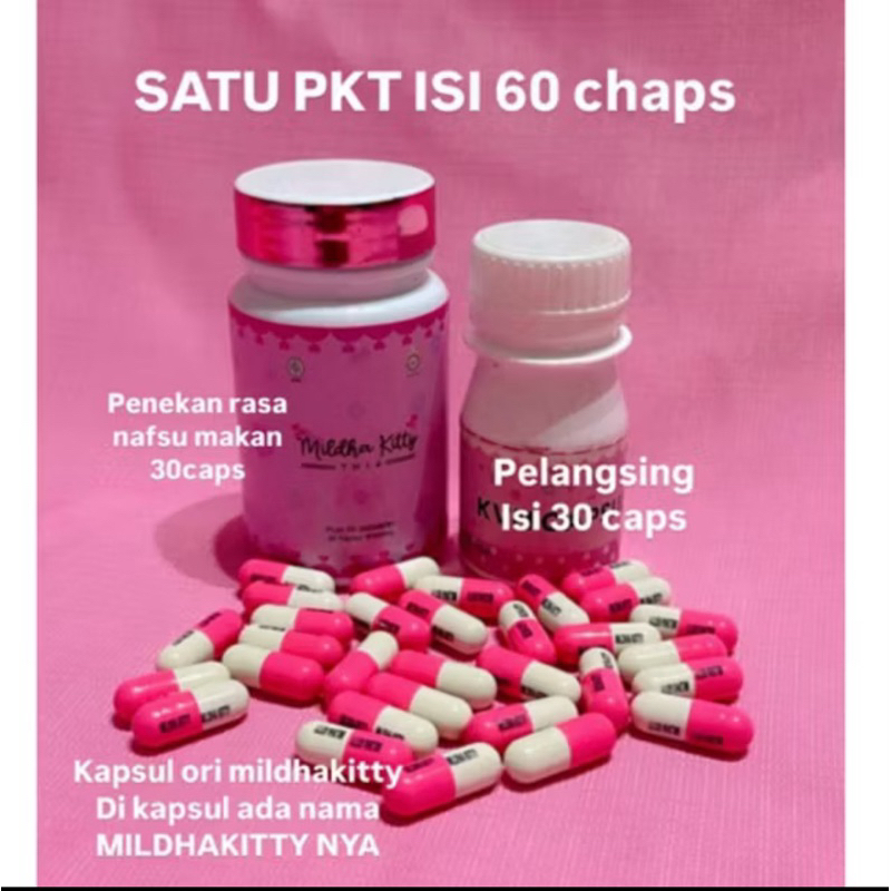 MILDHAKITTY JAS JOS 12DAY KAPSUL ADA NAMA MILDHAKITTY NYA ASLI  GRATIS TEA BRAND KEVIN JURAGAN & KAP