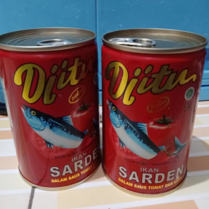 

ikan sarden kaleng djisu 155g by pasar Tasik online