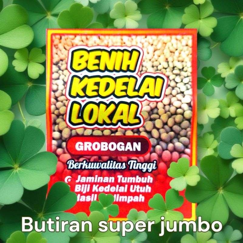 

1 kg benih kedelai Grobogan super jumbo berkualitas tinggi (kemasan tebal anti pecah)