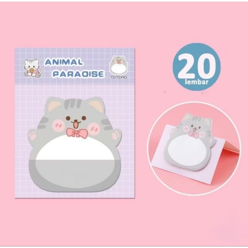 

cartoon animal sticky notes (UNTUK PEMILIHAN VARIASI SILAHKAN CHAT ADMIN)