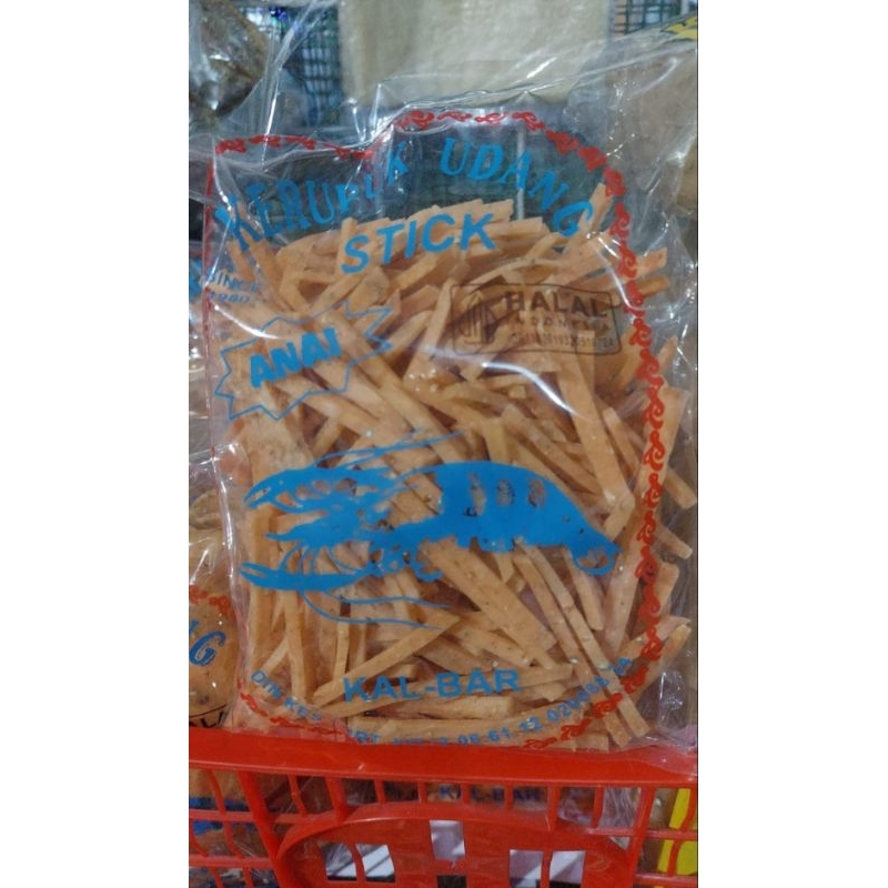 

kerupuk stick udang sahang asli dari kakap ±300gr