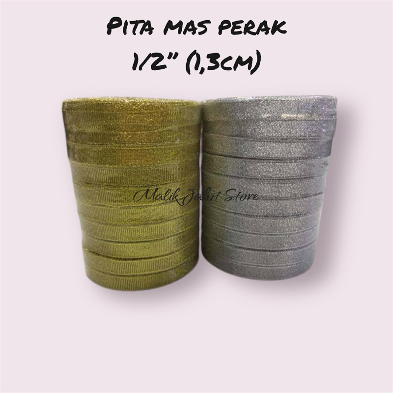 

Pita mas perak 1/2” , 1” , 1.5” , 2”