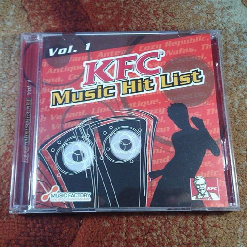 CD KFC Music Hit List Vol. 1 feat. JULIETTE ANTIQUE LINE COZY REPUBLIC NAFAS IVAN VANANI PIXEL VOLLA