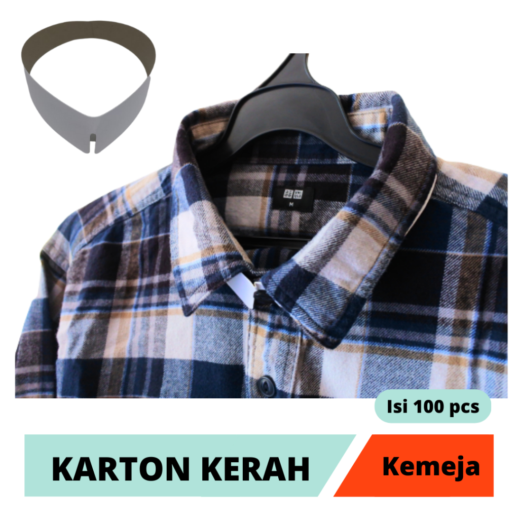 Aksesoris Laundry Karton Kerah Kemeja  Kerah Blouse