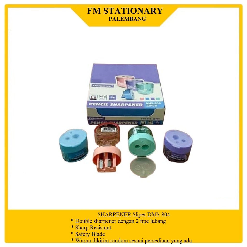 

RAUTAN SERUTA PERUNCING SHARPENER DAIMASER DMS 804 1 PACK