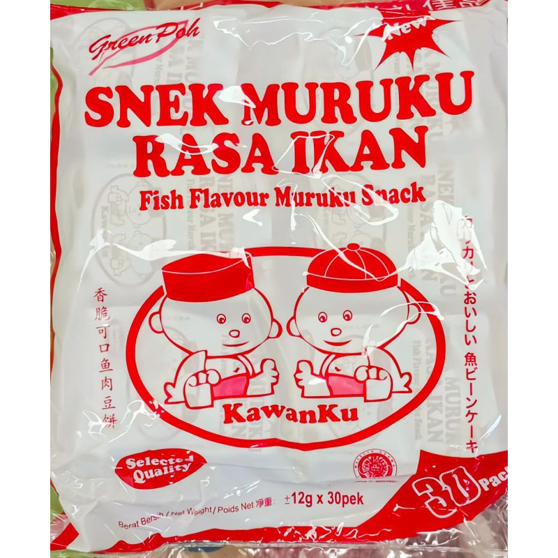 

GreenPoh - Snek Muruku Rasa Ikan 30pack