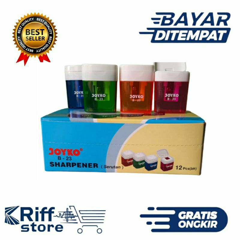 

Joyko sharpener B-23 Rautan kotak kecil 1 lubang serutan tangan untuk ana