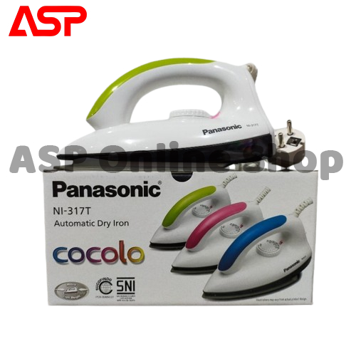 PANASONIC NI 317T COCOLO DRY IRON AUTOMATIC Gosokan Baju Setrika Listrik