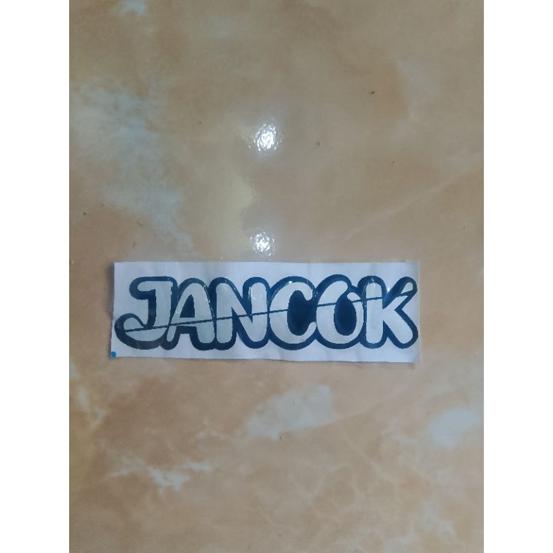 

sticker cutting jancok