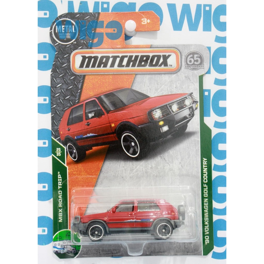 Matchbox  90 Volkswagen VW Golf Country merah Diecast lot D E 2018