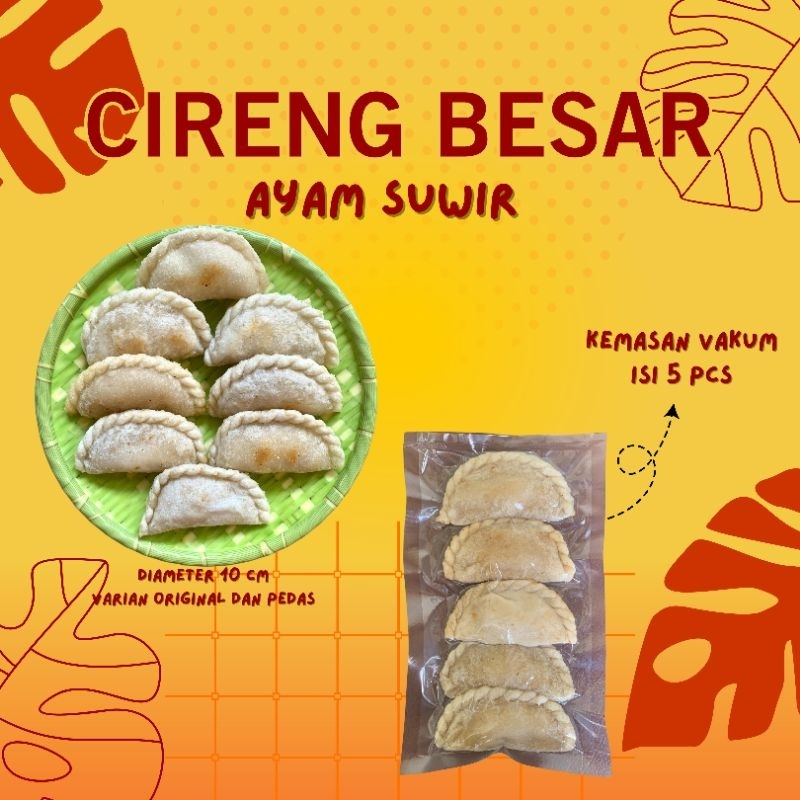 

Cireng Ayam Suwir Besar (Pedas/Original) 5 pcs