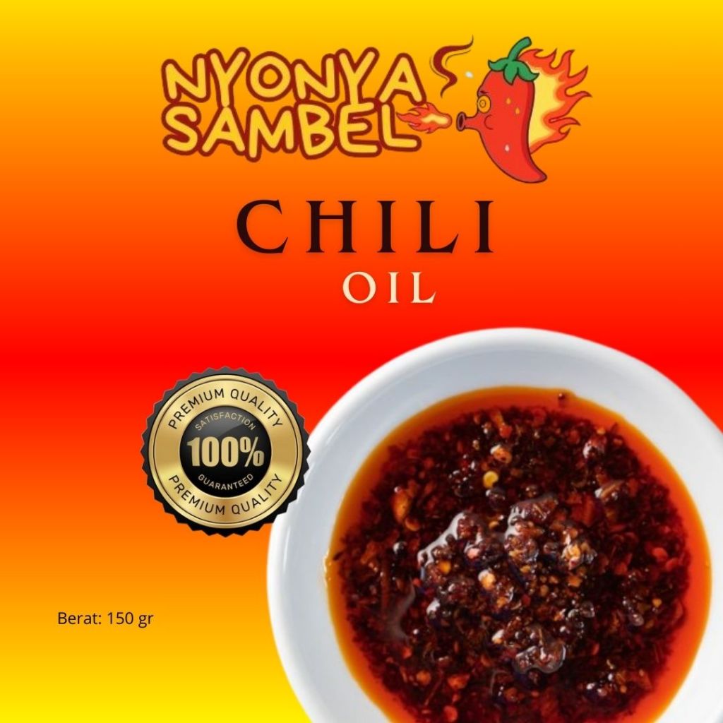

CHILI OIL NYONYA SAMBEL UKURAN 150 GRAM