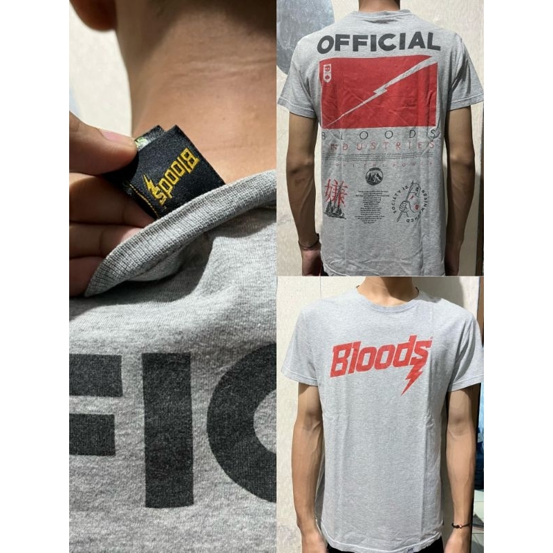 [PRELOVED] BAJU COWOK BERMERK BLOODS 100% Ori