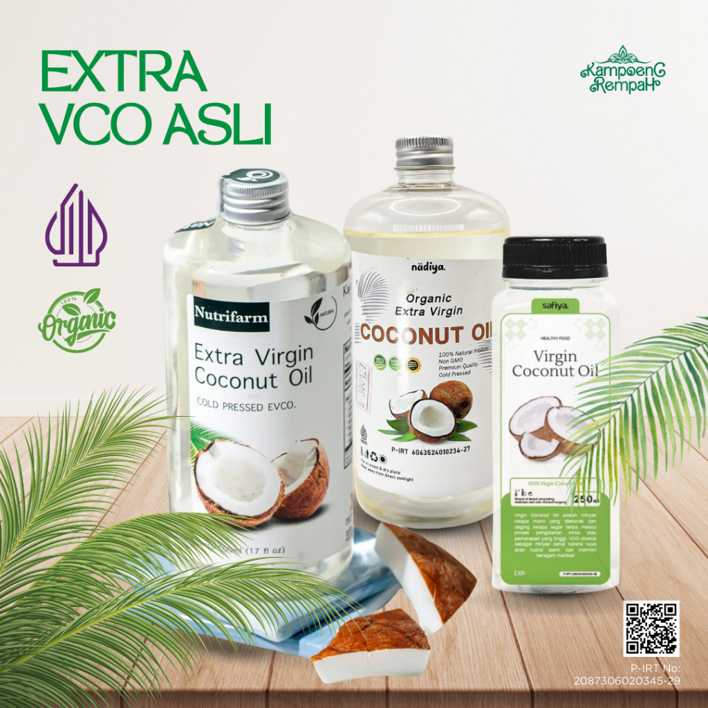 

Extra Virgin Coconut Oil VCO - Minyak Kelapa Murni 100%