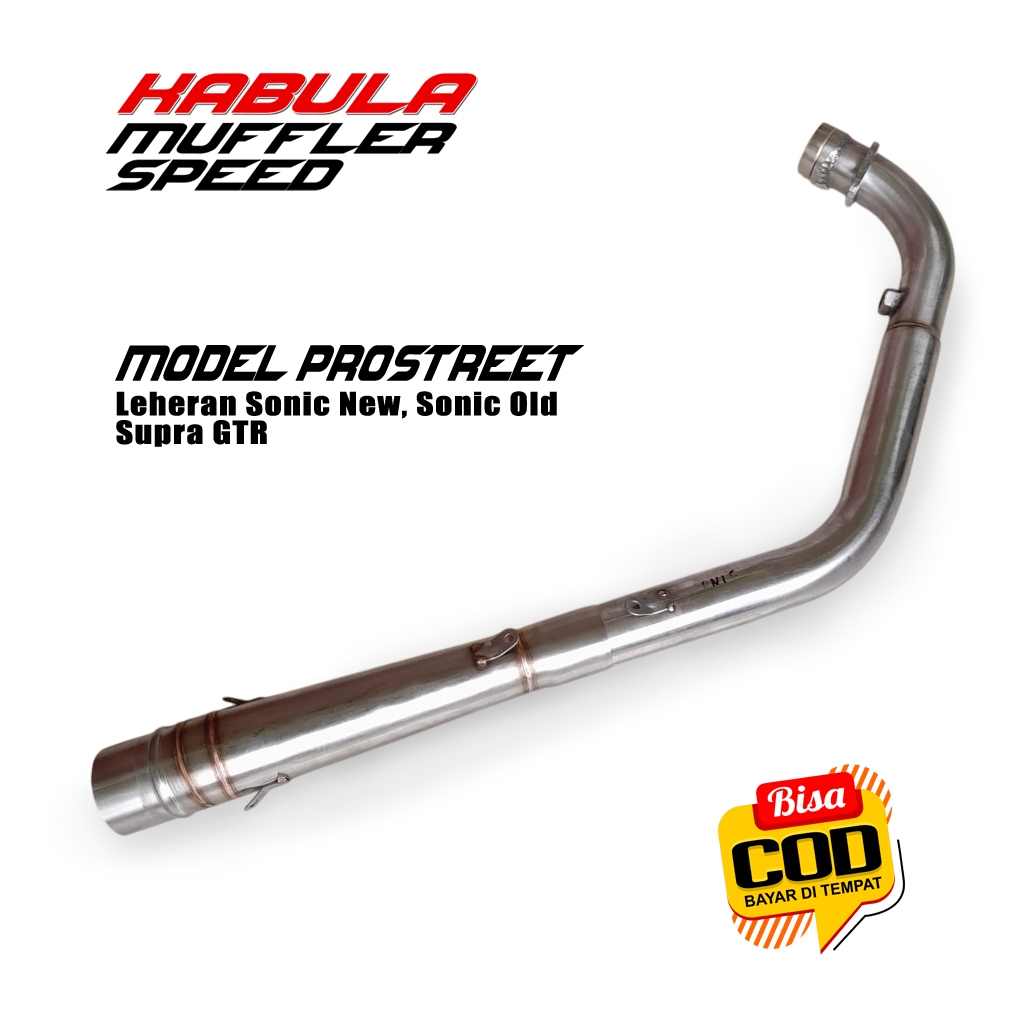 Leheran kompetisi Sonic Old/New, Supra GTR Road race Step Underbone,  Stainless