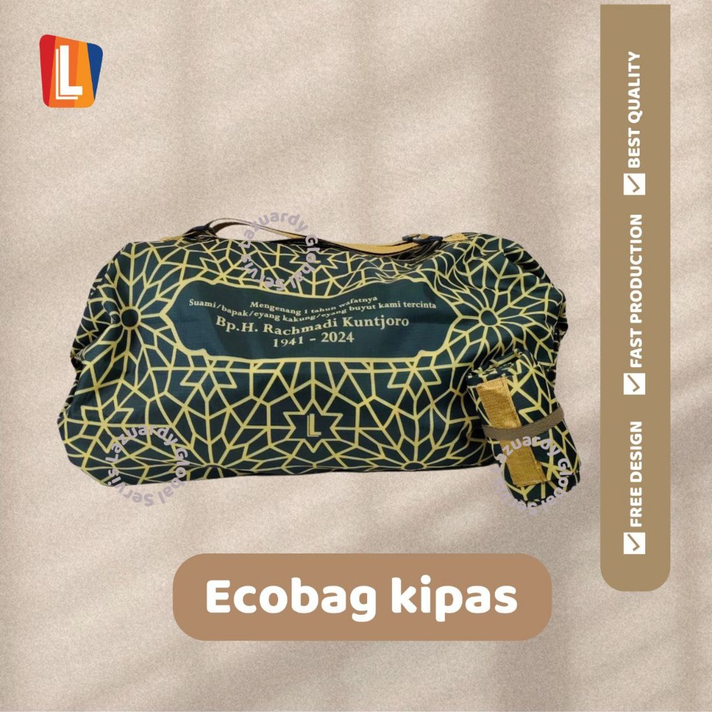 Ecobag Foldable Bag Tas Lipat Kipas Custom