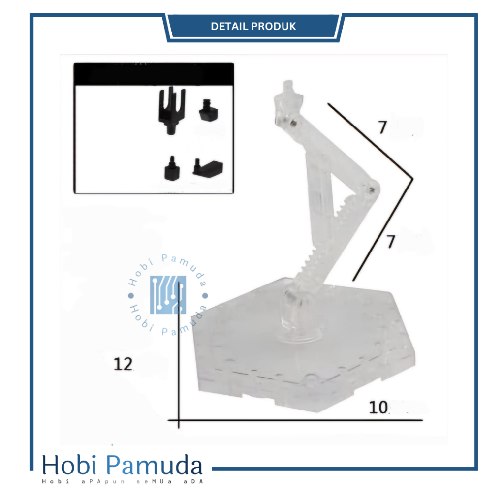 Stand Base Action Figure Gundam SD HG RG MG 1/144 1/100 (SB101) Super Deformed High Grade Real Grade