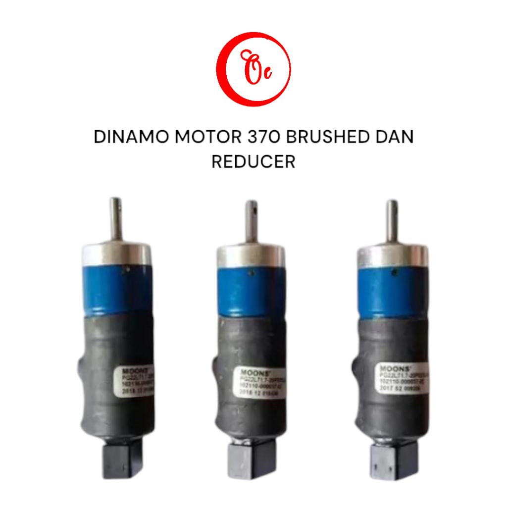 DINAMO MOTOR 370 BRUSHED DAN REDUCER ORIGINAL