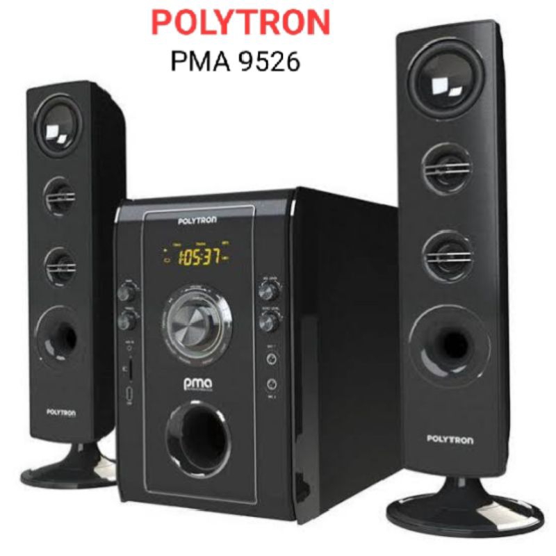 POLYTRON Speaker Aktif Speaker Polytron PMA9526 FM Radio Bluetooth