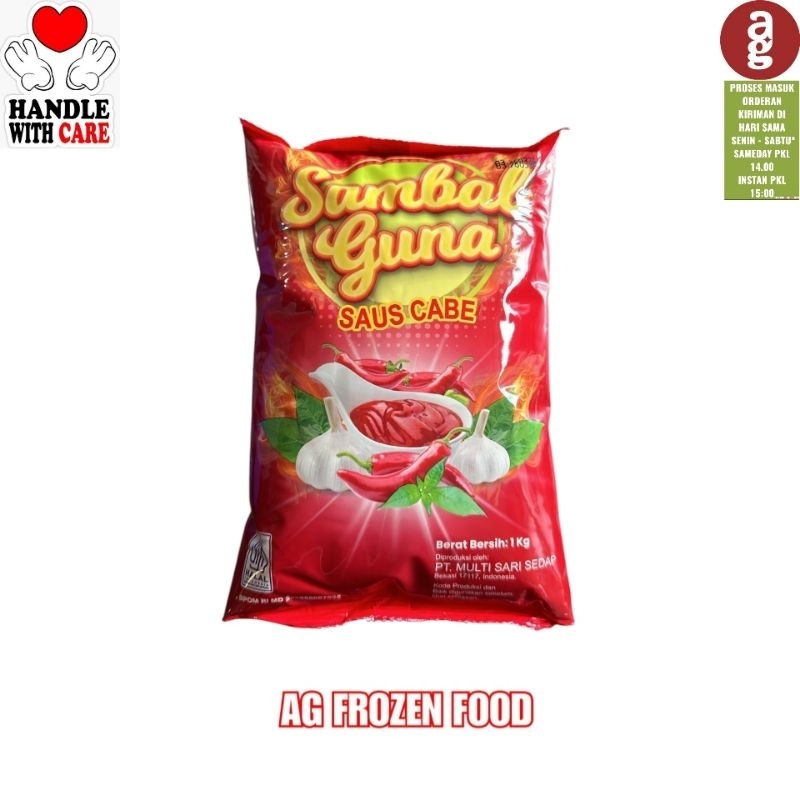 

Sambal Guna Saus Cabe 1 kg