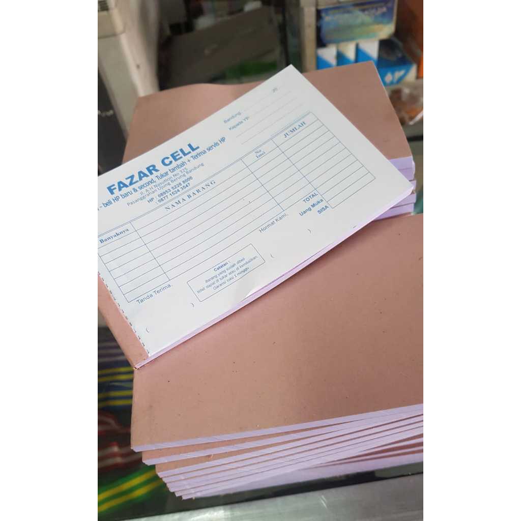 NOTA CUSTOM, BON, KWITANSI, SURAT JALAN, RESEP DOKTER, DLL