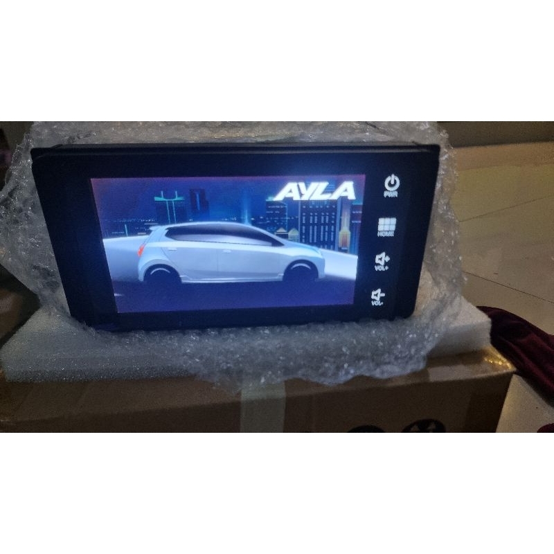 head unit dable din daihatsu ayla setandar original
