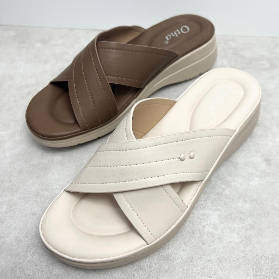 Otha Shoes - Wedges Sandal Wanita - H1172 OWK Tinggi HAK  -+ 3CM