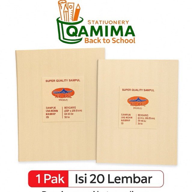 

Sampul Kertas Buku Tulis SIDU Kertas Samson (20 lembar)