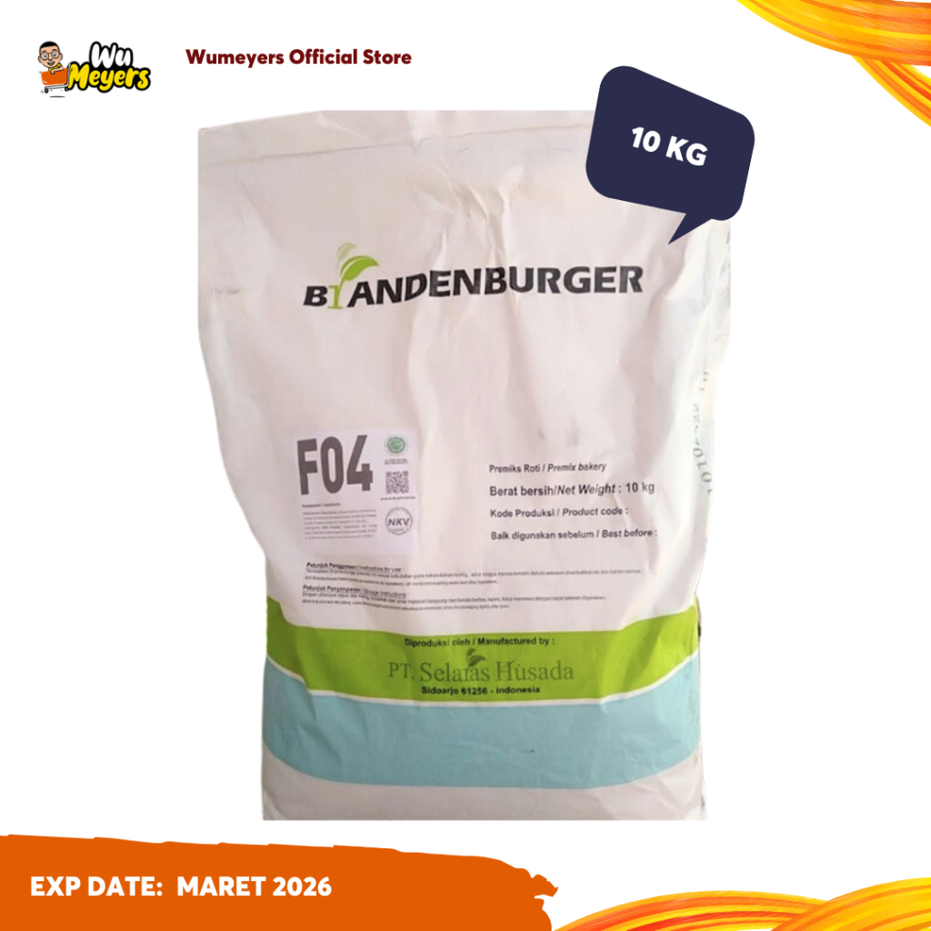 Susu Bubuk Brandenburger F04 10kg - Premix Bakery Bahan Kue