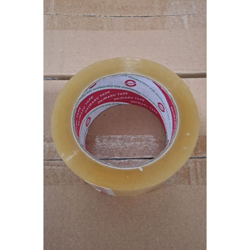 

Lakban bening 100 yard×45mm Daimaru/ isolasi merk Daimaru/ Lakban Bening DAIMARU