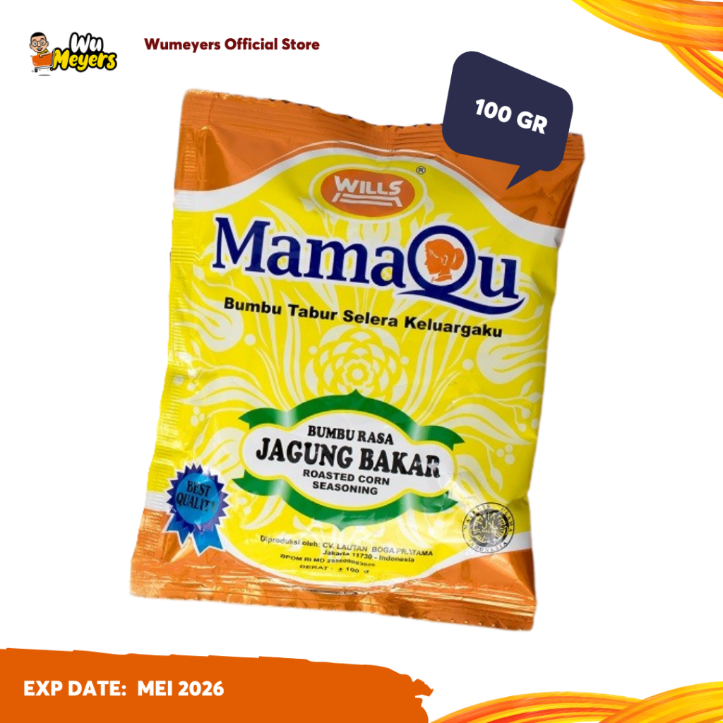 

MamaQu Bumbu Tabur Rasa Jagung Bakar 100 gr