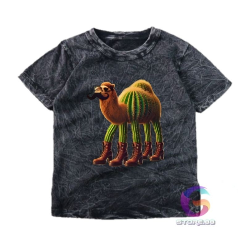 Baju anomali tob tobi tob kaos washed anak