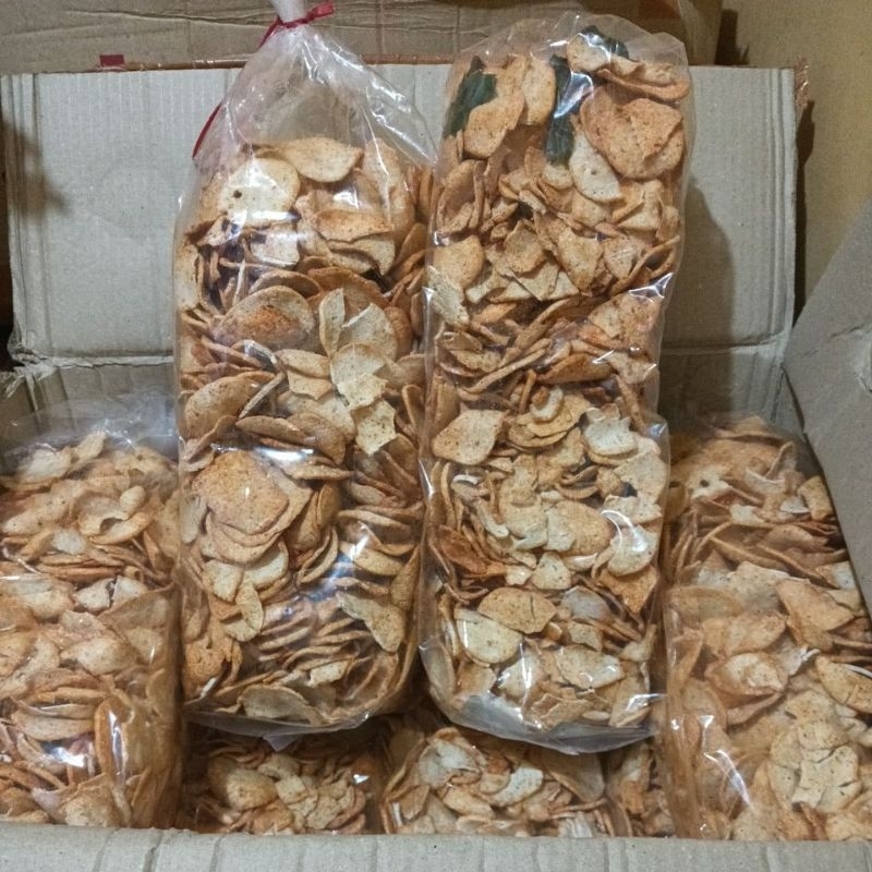 

Basreng pipih pedas balado non label 1ball