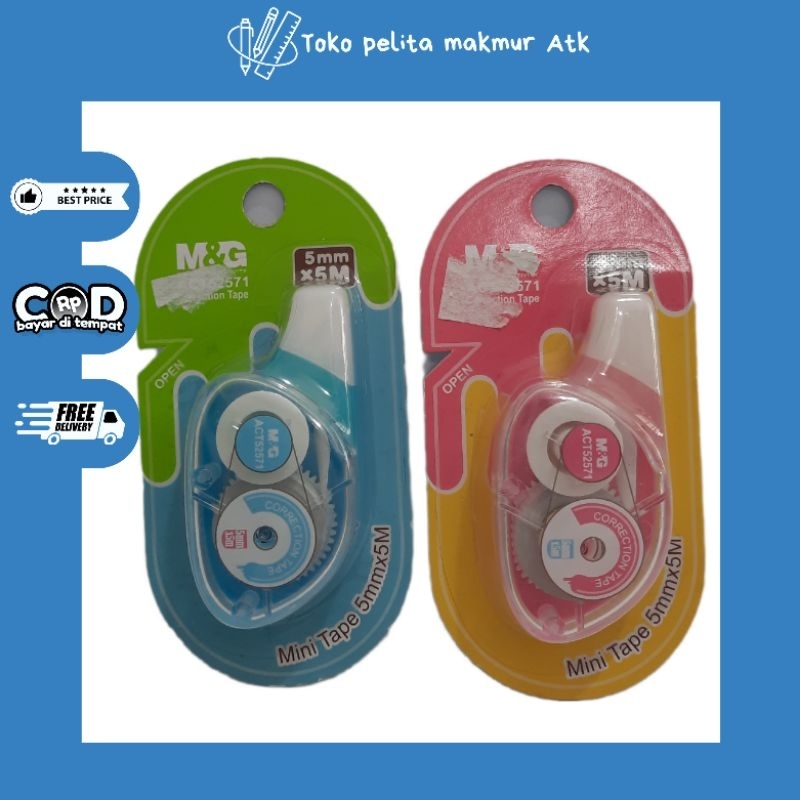 

CORRECTION TAPE M&G MINI | PENGHAPUS TIPE-X PITA KERTAS M&G MINI | STIPO KERTAS M&G MINI