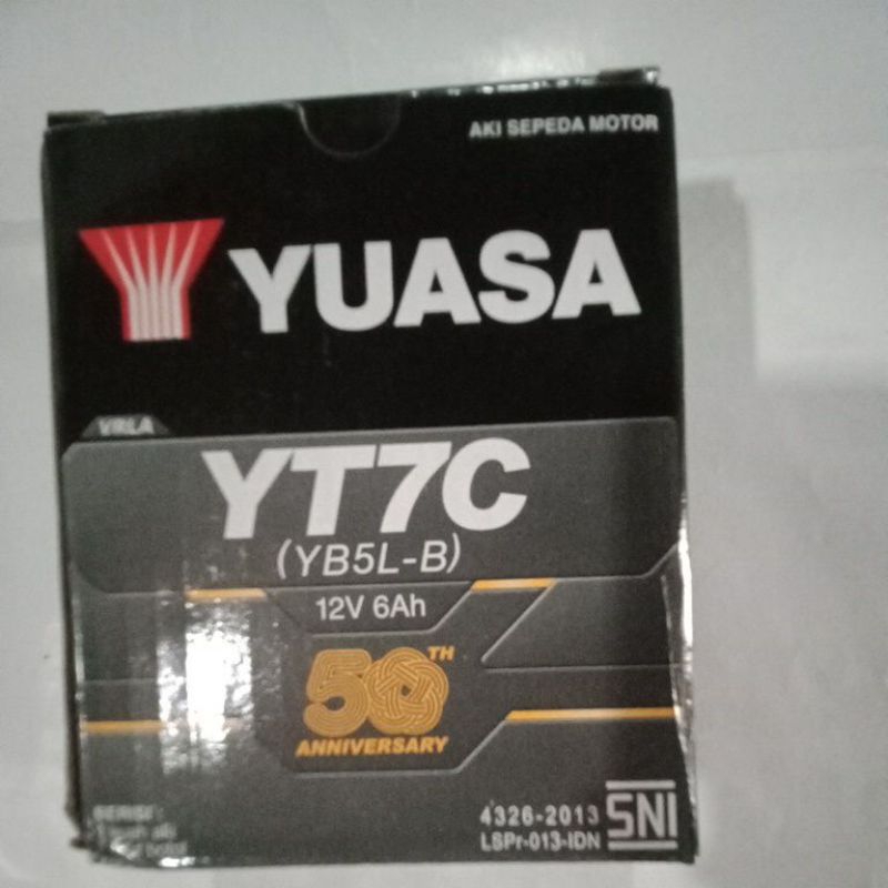 AKI YUASA YT7C (YB5L -B)/ AKI KERING YUASA YT7C (YB5L-B). /AKI KERING.