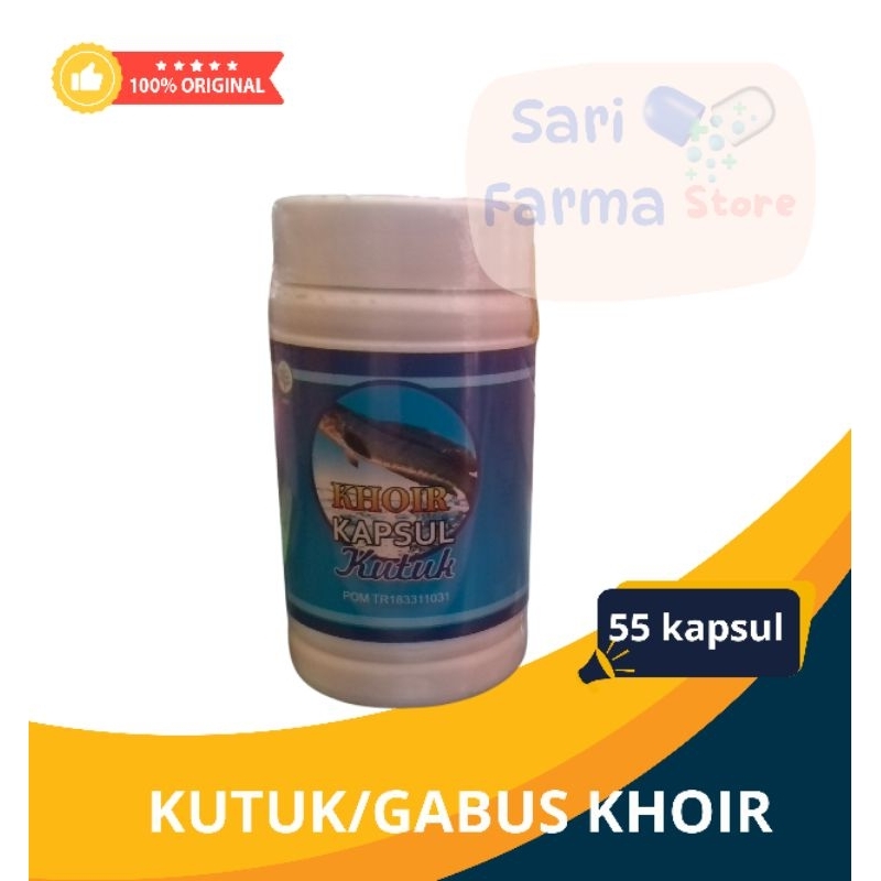 Kapsul Kutuk/Gabus Khoir Isi 55 Kapsul