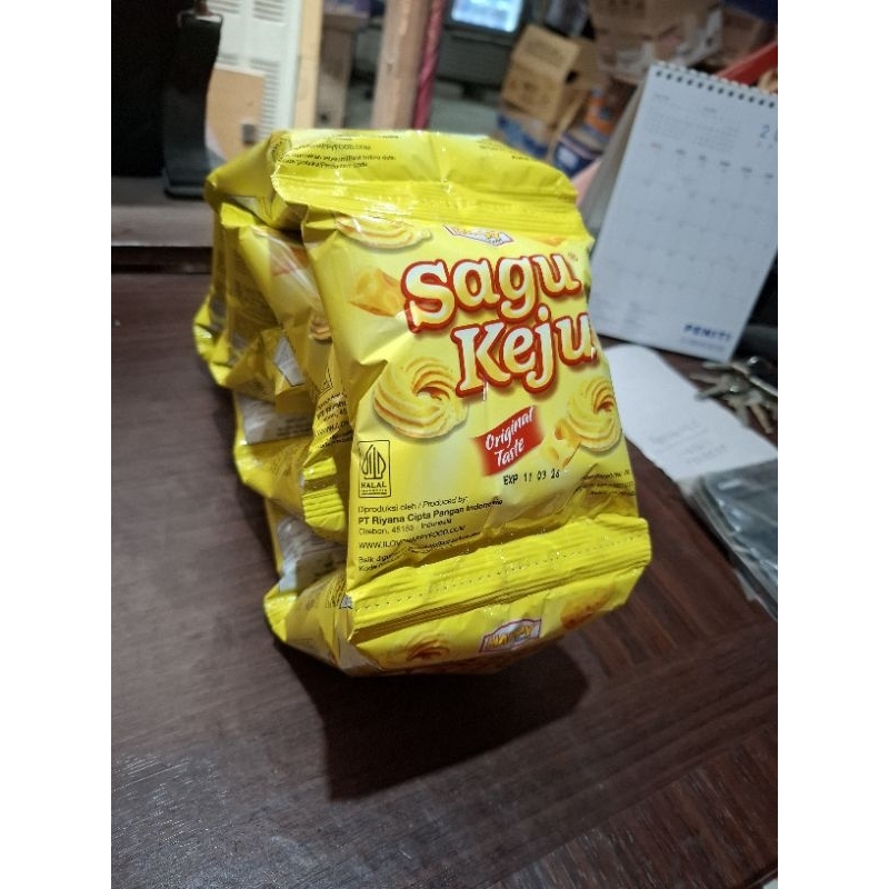 

SAGU KEJU 27 GRAM 10 BUNGKUS