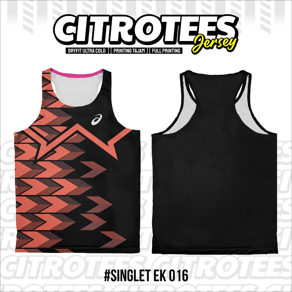 SINGLET JERSEY LARI EK 016 | FREE CUSTOM | FULL PRINTING