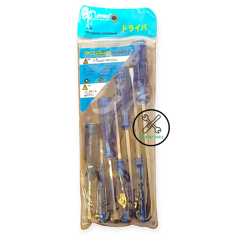 Obeng Tembus Ketok 7 pcs Lippro