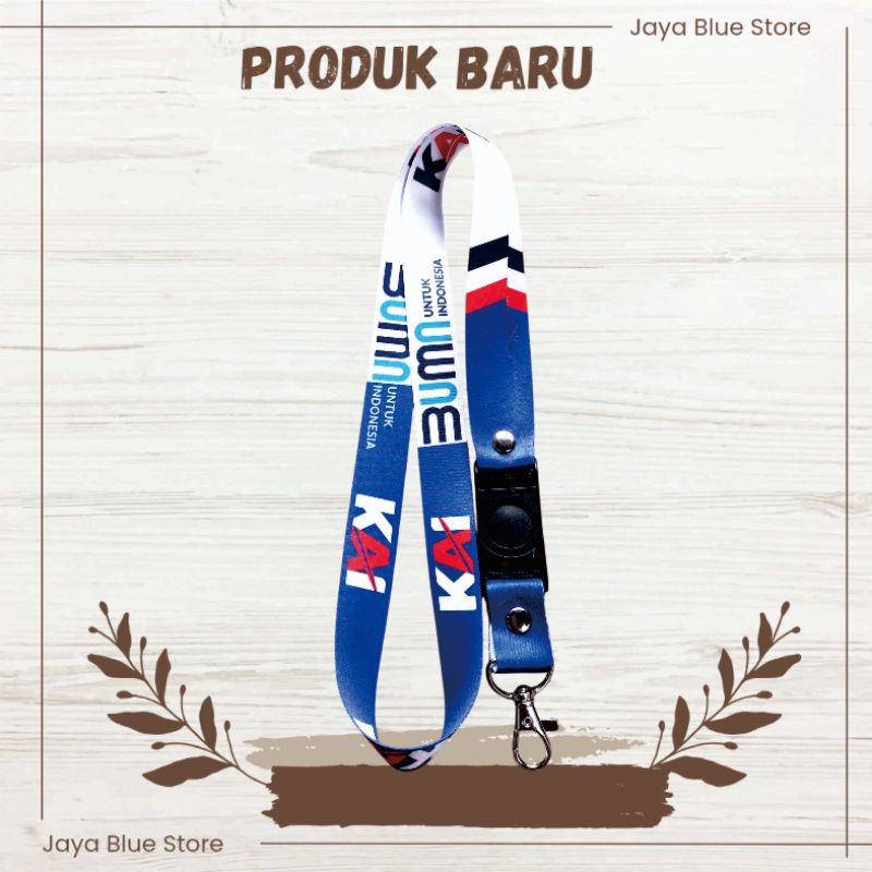 

Lanyard / Tali id card KAI Biru (READY STOCK) termurahhhh!! Produsen utama!!