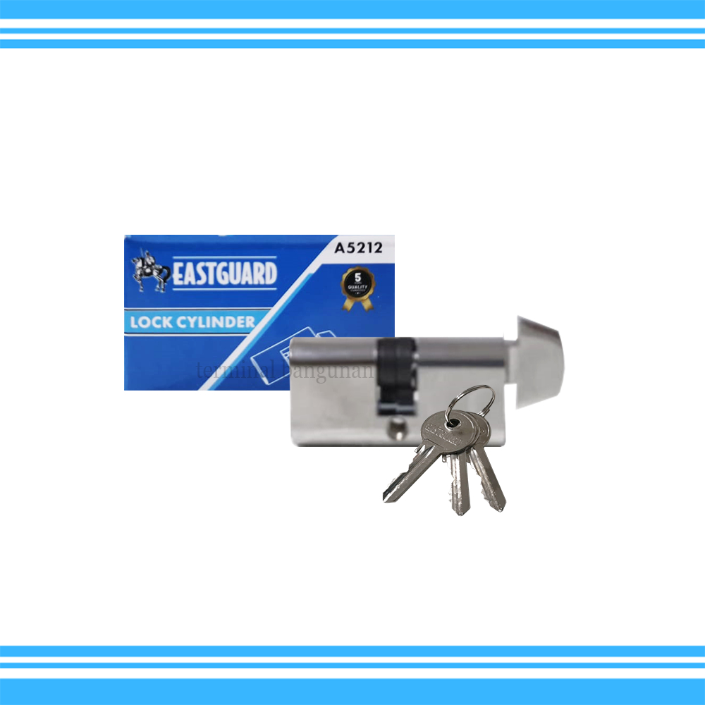 ID SILINDER KUNCI PINTU ALUMUNIUM EASGUARD SILINDER KUNCI ALUMUNIUM A5211-A5212