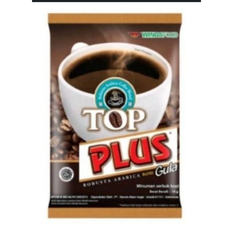 

TOP KOPI PLUS GULA PLUS SUSU 1 renceng isi 10 saset mantap