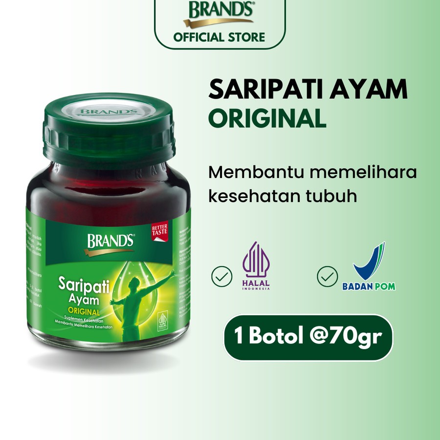 BRAND'S Essence of Chicken Saripati Ayam Original 70 gr